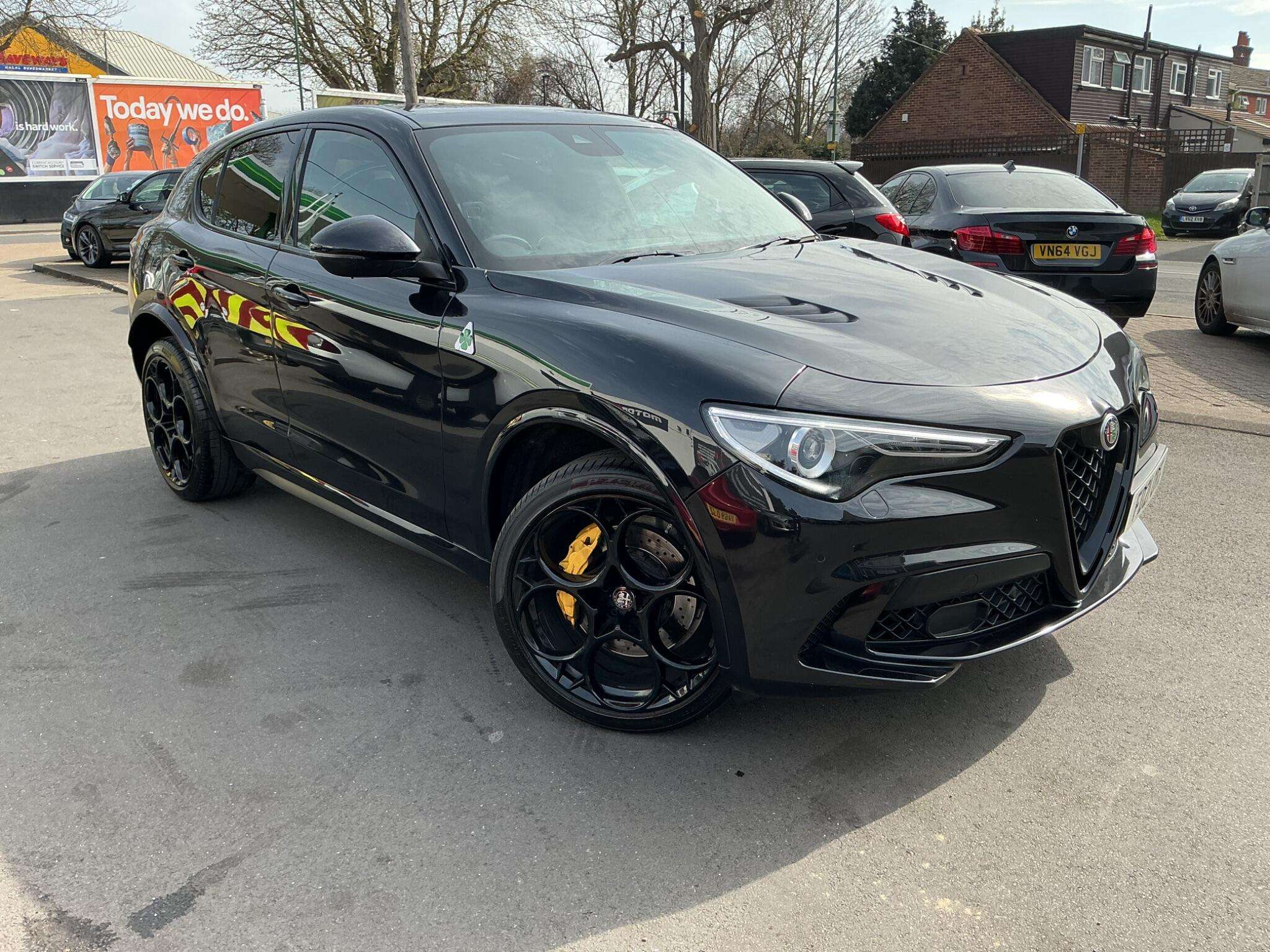 A 2021 ALFA ROMEO STELVIO 2.9 V6 Bi-Turbo Quadrifoglio SUV 5dr Petrol GPF Auto Q4 AWD Euro 6 (s/s) (510 ps) A 2021 ALFA ROMEO STELVIO 2.9 V6 Bi-Turbo Quadrifoglio SUV 5dr Petrol GPF Auto Q4 AWD Euro 6 (s/s) (510 ps)