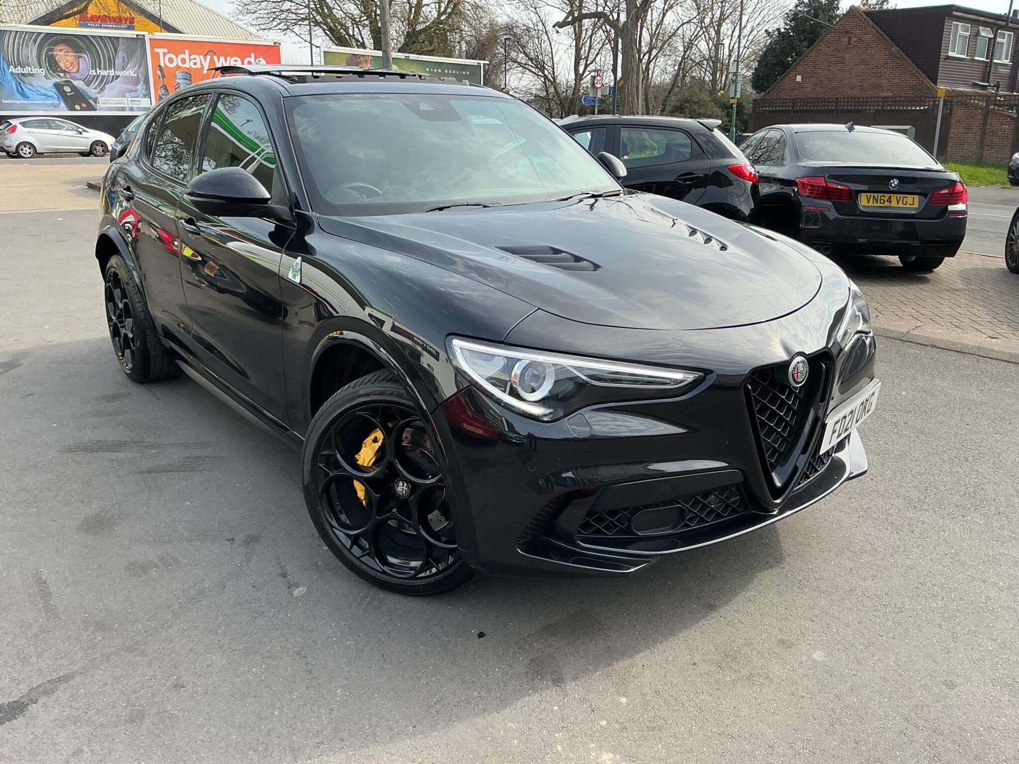 A 2021 ALFA ROMEO STELVIO 2.9 V6 Bi-Turbo Quadrifoglio SUV 5dr Petrol GPF Auto Q4 AWD Euro 6 (s/s) (510 ps) A 2021 ALFA ROMEO STELVIO 2.9 V6 Bi-Turbo Quadrifoglio SUV 5dr Petrol GPF Auto Q4 AWD Euro 6 (s/s) (510 ps)