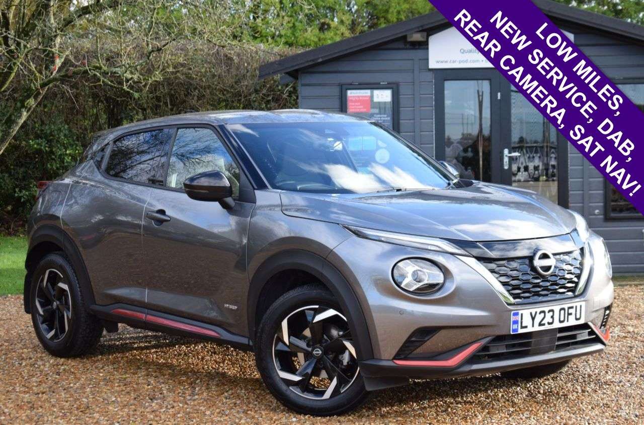A 2023 NISSAN JUKE 1.6 N-Connecta SUV 5dr Petrol Hybrid Auto Euro 6 (143 ps) REAR CAMERA, SAT A 2023 NISSAN JUKE 1.6 N-Connecta SUV 5dr Petrol Hybrid Auto Euro 6 (143 ps) REAR CAMERA, SAT