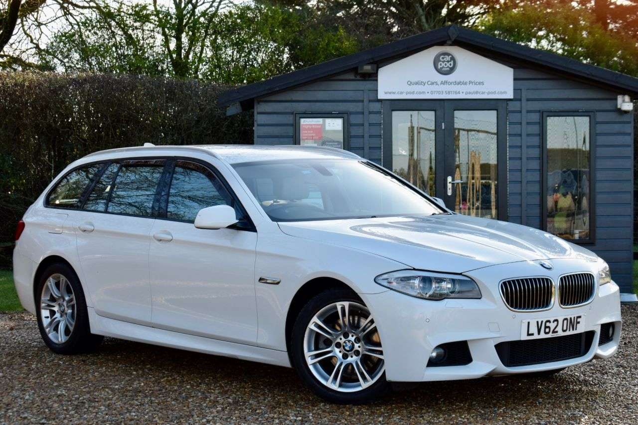 A 2012 BMW 5 SERIES 2.0 520d M Sport Touring 5dr Diesel Auto Euro 5 (s/s) (184 ps) SAT NAV, CRU A 2012 BMW 5 SERIES 2.0 520d M Sport Touring 5dr Diesel Auto Euro 5 (s/s) (184 ps) SAT NAV, CRU