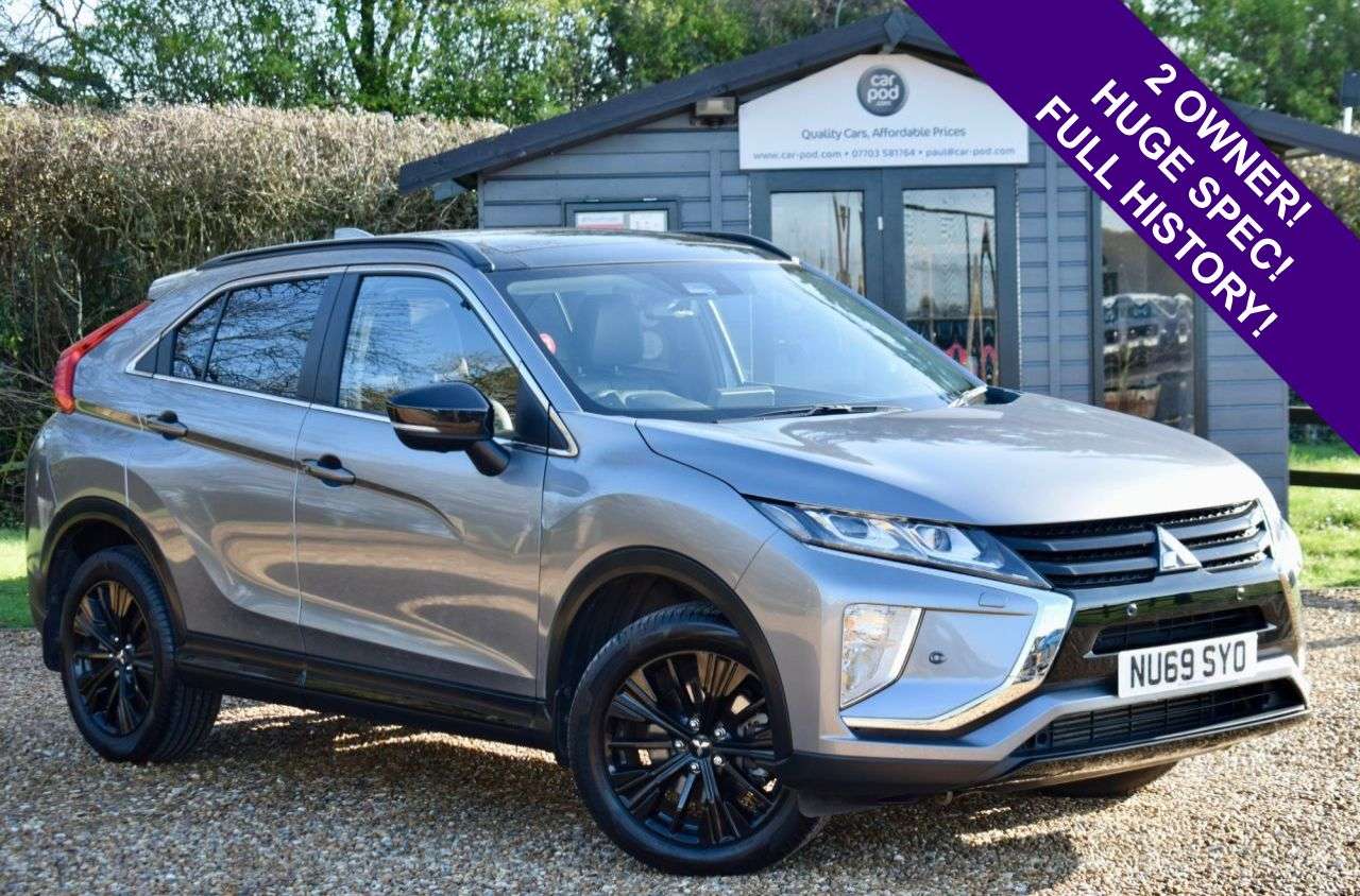 A 2019 MITSUBISHI ECLIPSE CROSS 1.5T Black SUV 5dr Petrol CVT 4WD Euro 6 (s/s) (163 ps) LOW MILES + HUGE SP A 2019 MITSUBISHI ECLIPSE CROSS 1.5T Black SUV 5dr Petrol CVT 4WD Euro 6 (s/s) (163 ps) LOW MILES + HUGE SP