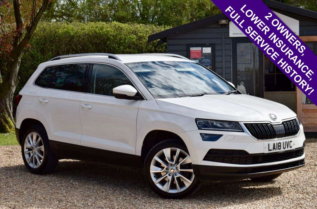A 2018 SKODA KAROQ 1.5 TSI SE L SUV 5dr Petrol DSG Euro 6 (s/s) (150 ps) LOWER INSURANCE + AUT A 2018 SKODA KAROQ 1.5 TSI SE L SUV 5dr Petrol DSG Euro 6 (s/s) (150 ps) LOWER INSURANCE + AUT
