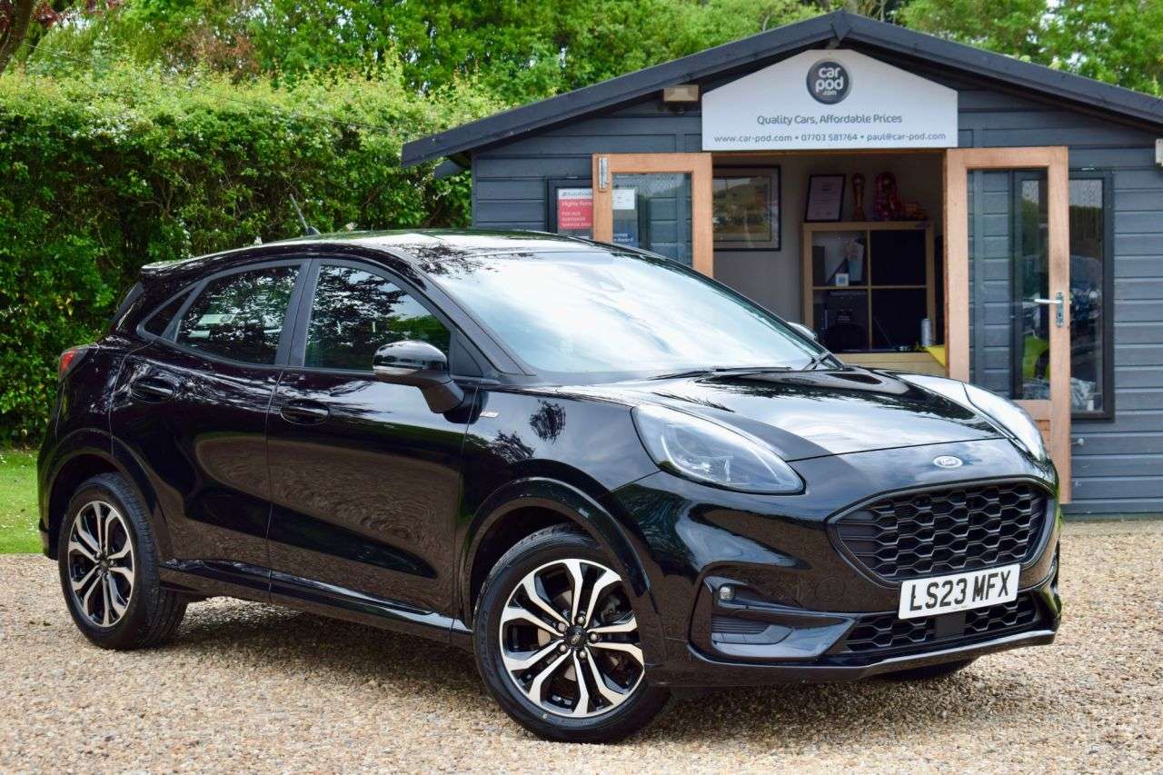 A 2023 FORD PUMA 1.0T EcoBoost MHEV ST-Line SUV 5dr Petrol Hybrid Manual Euro 6 (s/s) (125 p A 2023 FORD PUMA 1.0T EcoBoost MHEV ST-Line SUV 5dr Petrol Hybrid Manual Euro 6 (s/s) (125 p