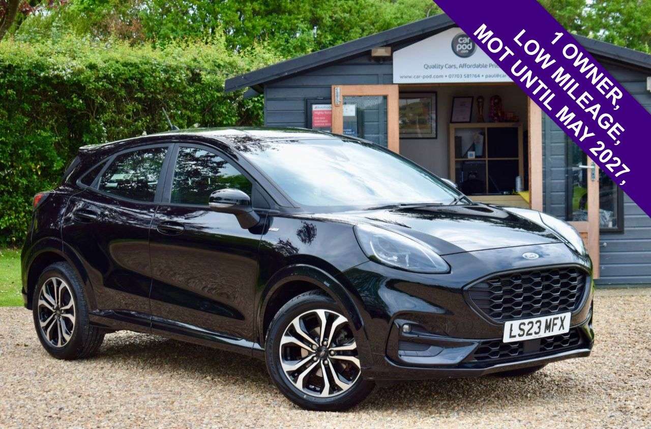 A 2023 FORD PUMA 1.0T EcoBoost MHEV ST-Line SUV 5dr Petrol Hybrid Manual Euro 6 (s/s) (125 p A 2023 FORD PUMA 1.0T EcoBoost MHEV ST-Line SUV 5dr Petrol Hybrid Manual Euro 6 (s/s) (125 p
