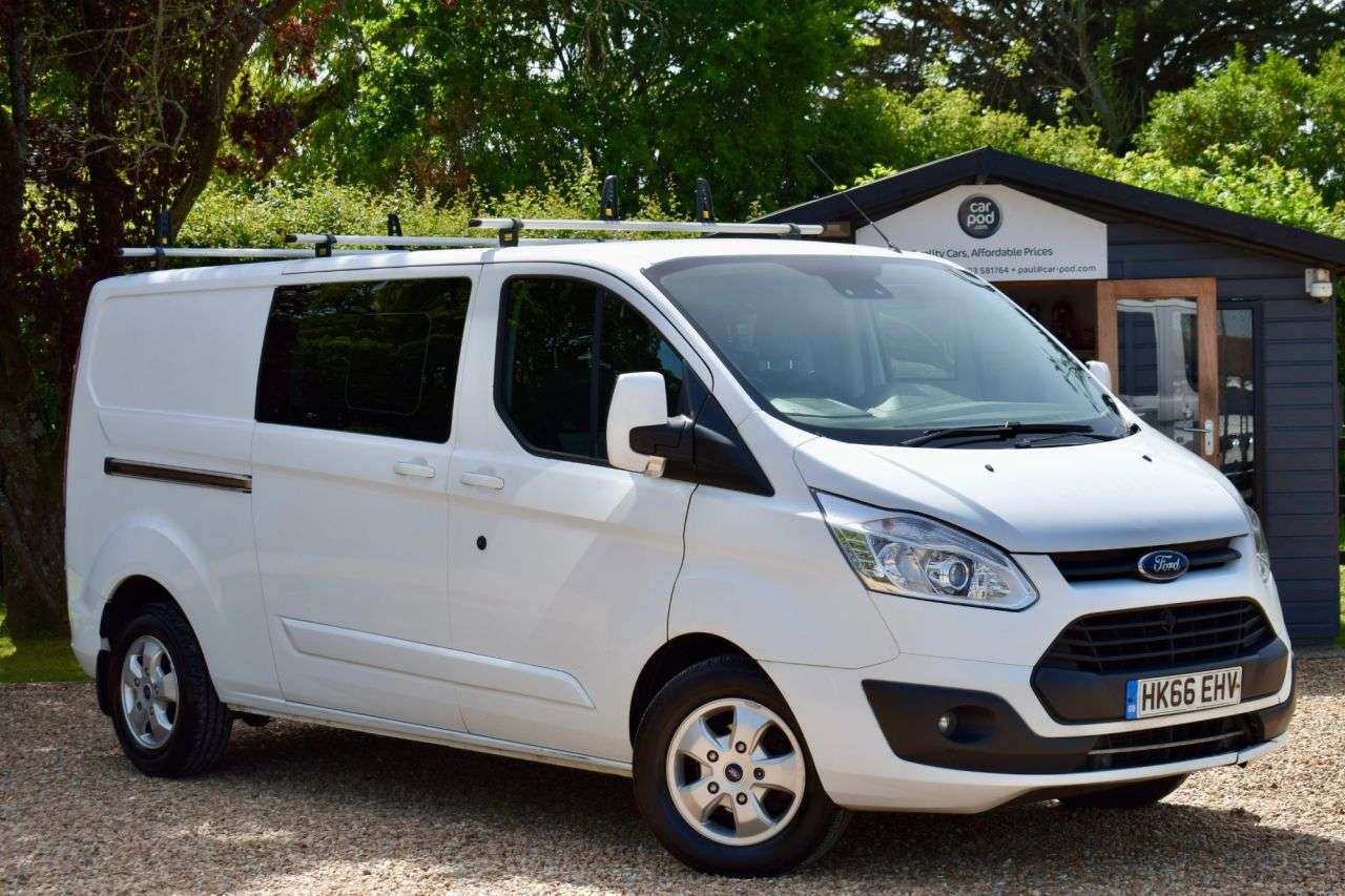 A 2016 FORD TRANSIT CUSTOM 2.0 TDCi 290 Limited Panel Van 5dr Diesel Manual L2 H2 (170 g/km, 128 bhp) A 2016 FORD TRANSIT CUSTOM 2.0 TDCi 290 Limited Panel Van 5dr Diesel Manual L2 H2 (170 g/km, 128 bhp)