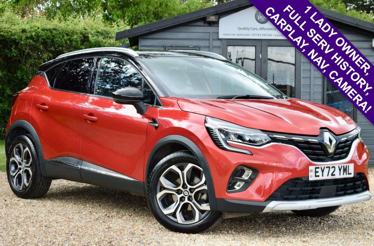 A 2022 RENAULT CAPTUR 1.6 E-TECH techno SUV 5dr Petrol Hybrid Auto Euro 6 (s/s) (145 ps) CARPLAY, A 2022 RENAULT CAPTUR 1.6 E-TECH techno SUV 5dr Petrol Hybrid Auto Euro 6 (s/s) (145 ps) CARPLAY,