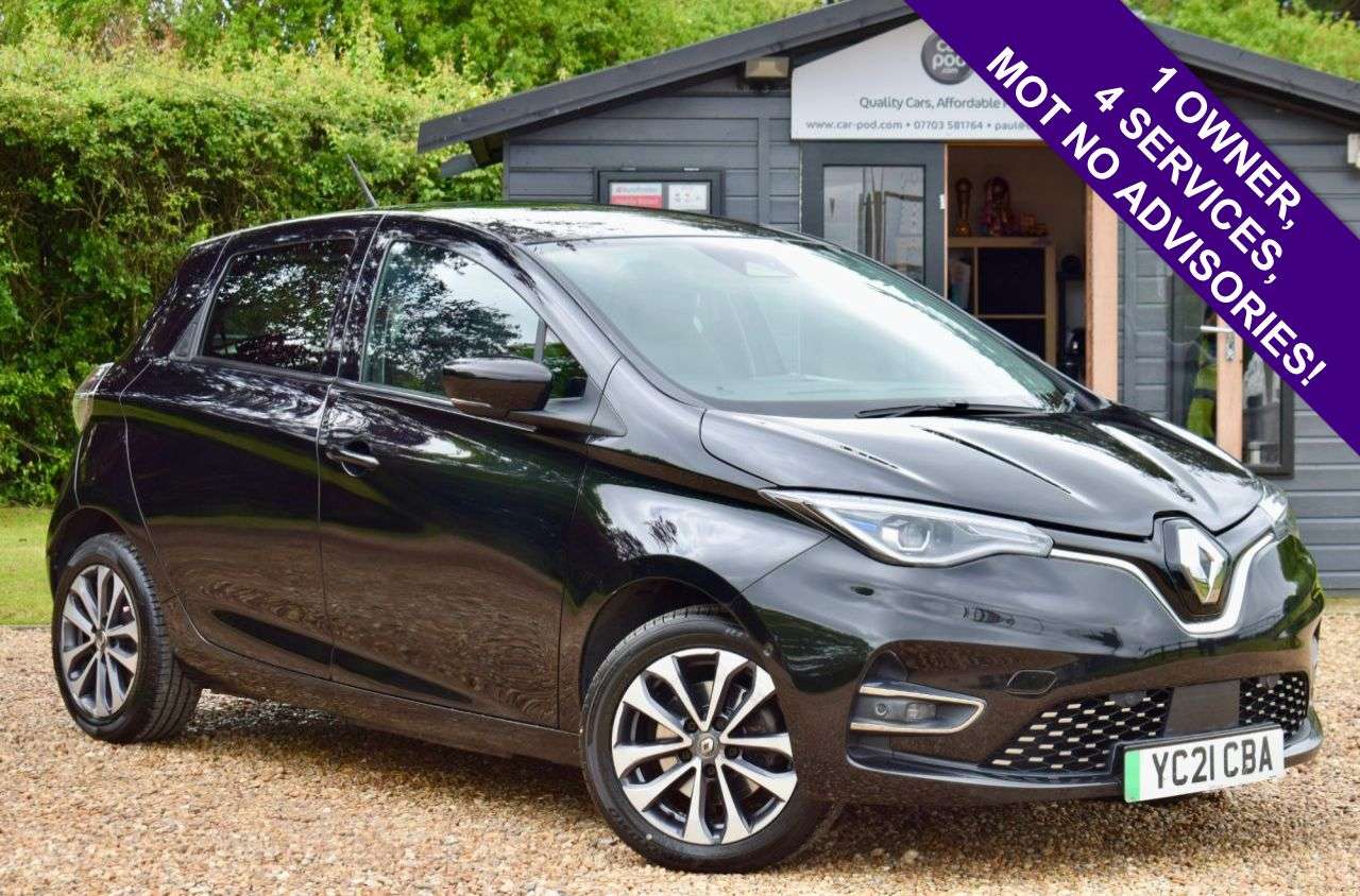 A 2021 RENAULT ZOE R135 EV50 52kWh GT Line Hatchback 5dr Electric Auto (Rapid Charge) (134 bhp A 2021 RENAULT ZOE R135 EV50 52kWh GT Line Hatchback 5dr Electric Auto (Rapid Charge) (134 bhp