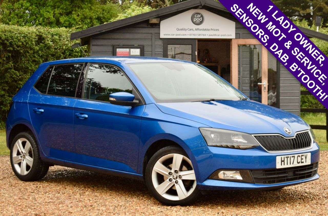 A 2017 SKODA FABIA 1.0 TSI SE L Hatchback 5dr Petrol Manual Euro 6 (s/s) (95 ps) SENSORS, DAB, A 2017 SKODA FABIA 1.0 TSI SE L Hatchback 5dr Petrol Manual Euro 6 (s/s) (95 ps) SENSORS, DAB,