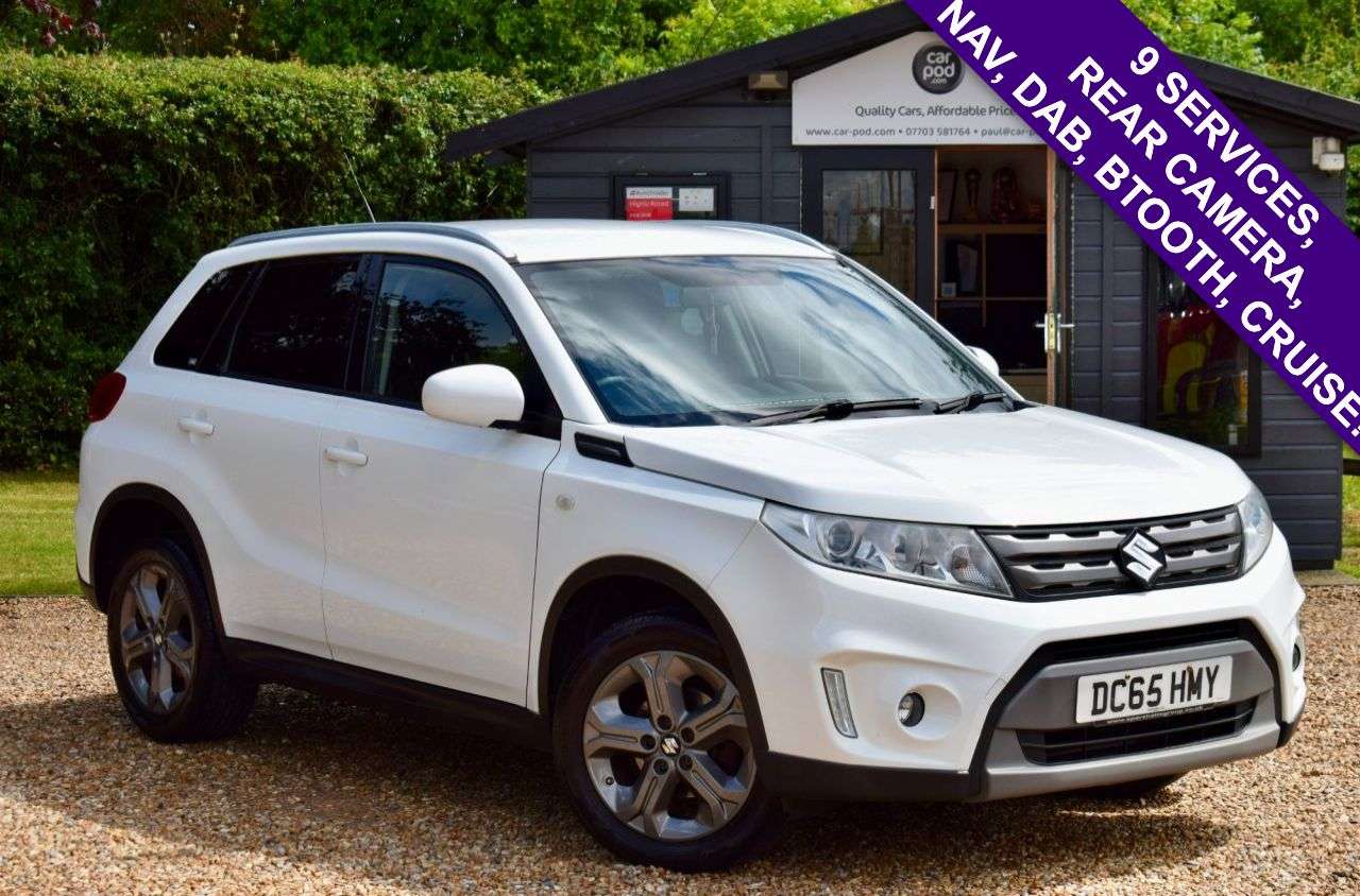 A 2016 SUZUKI VITARA 1.6 SZ-T SUV 5dr Petrol Manual Euro 6 (s/s) (120 ps) NAV, CAMERA, DAB, BTOO A 2016 SUZUKI VITARA 1.6 SZ-T SUV 5dr Petrol Manual Euro 6 (s/s) (120 ps) NAV, CAMERA, DAB, BTOO