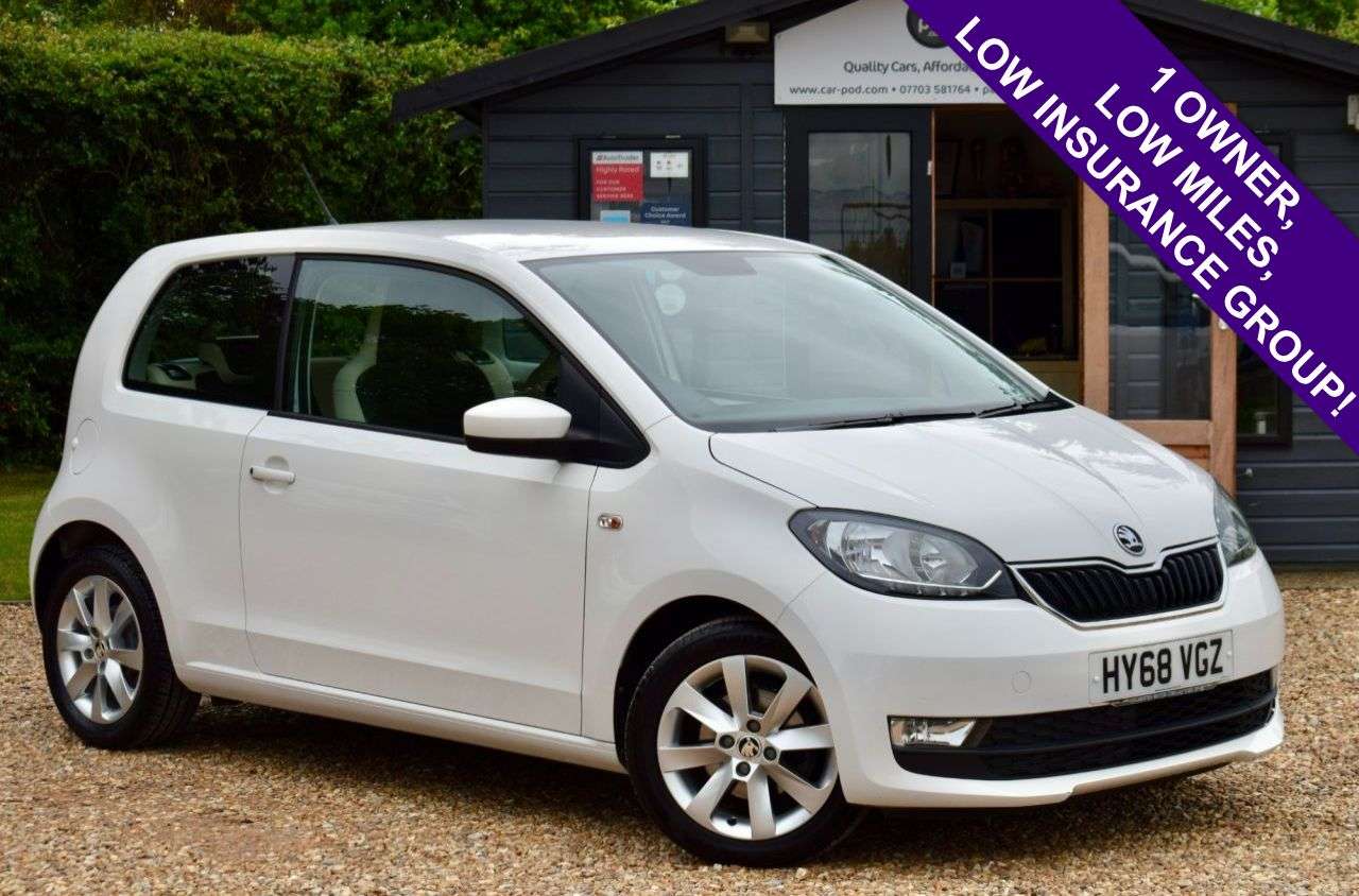 A 2018 SKODA CITIGO 1.0 MPI GreenTech SE L Hatchback 3dr Petrol Manual Euro 6 (s/s) (60 ps) LOW A 2018 SKODA CITIGO 1.0 MPI GreenTech SE L Hatchback 3dr Petrol Manual Euro 6 (s/s) (60 ps) LOW