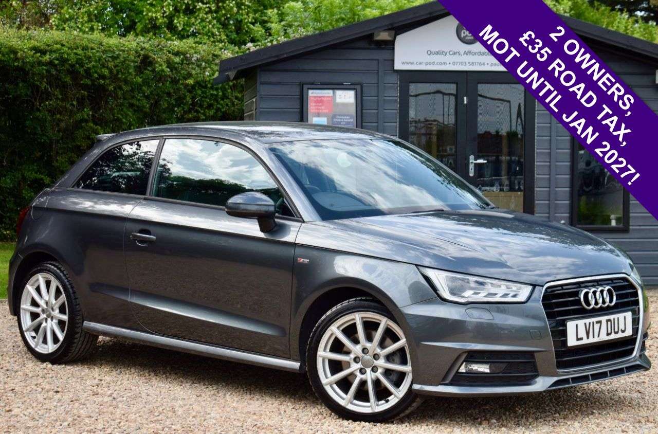 A 2017 AUDI A1 1.4 TFSI S line Hatchback 3dr Petrol Manual Euro 6 (s/s) (125 ps) £35 A YEA A 2017 AUDI A1 1.4 TFSI S line Hatchback 3dr Petrol Manual Euro 6 (s/s) (125 ps) £35 A YEA