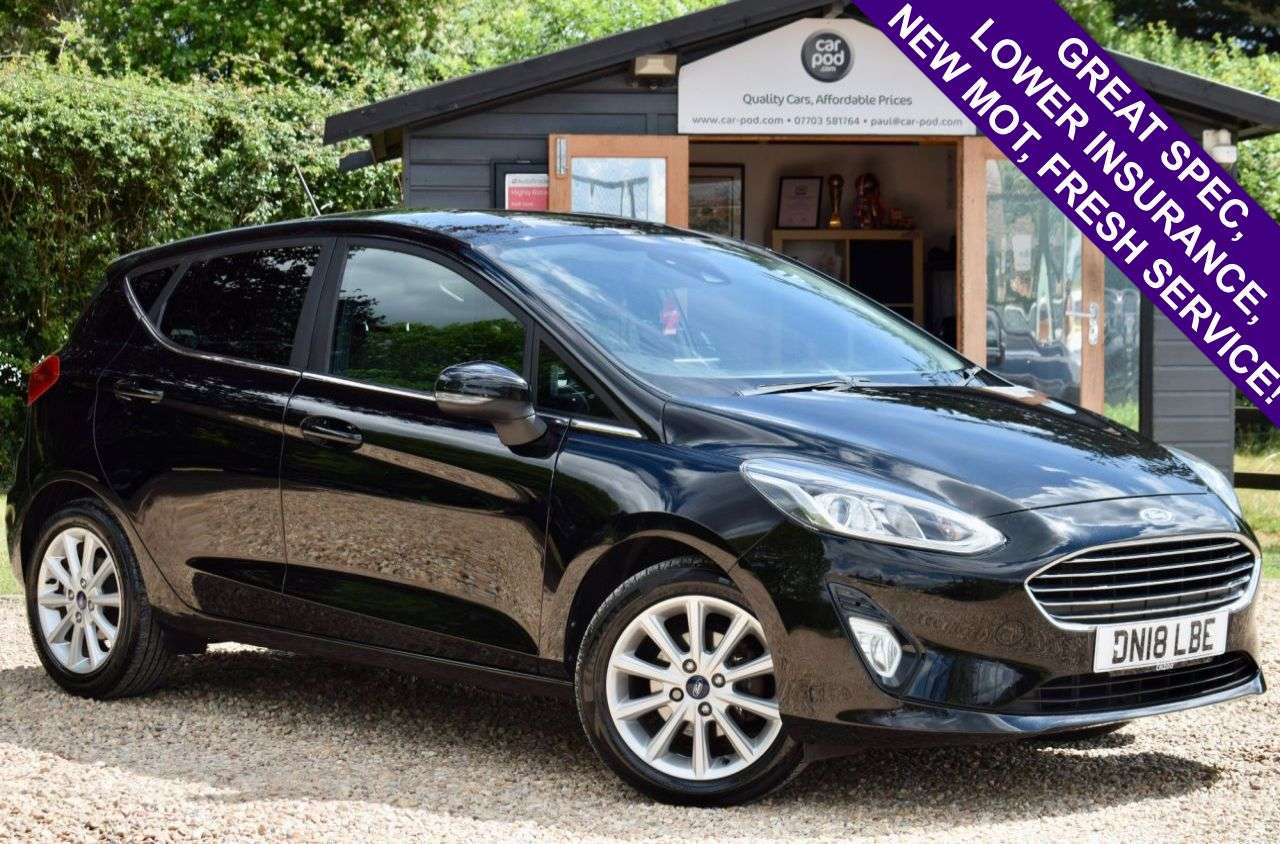 A 2018 FORD FIESTA 1.0T EcoBoost Titanium Hatchback 5dr Petrol Manual Euro 6 (s/s) (125 ps) NE A 2018 FORD FIESTA 1.0T EcoBoost Titanium Hatchback 5dr Petrol Manual Euro 6 (s/s) (125 ps) NE