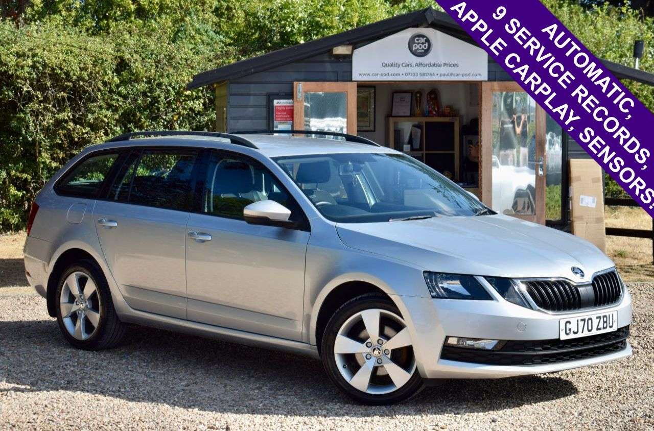 A 2020 SKODA OCTAVIA 1.5 TSI ACT SE Drive Estate 5dr Petrol DSG Euro 6 (s/s) (150 ps) APPLE CARP A 2020 SKODA OCTAVIA 1.5 TSI ACT SE Drive Estate 5dr Petrol DSG Euro 6 (s/s) (150 ps) APPLE CARP