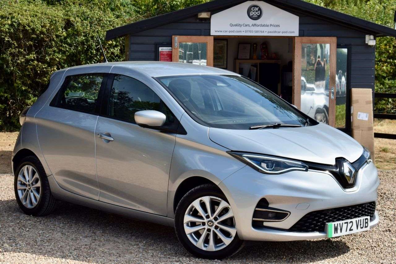 A 2022 RENAULT ZOE R110 EV50 52kWh SE Hatchback 5dr Electric Auto (Rapid Charge) (107 bhp) SUP A 2022 RENAULT ZOE R110 EV50 52kWh SE Hatchback 5dr Electric Auto (Rapid Charge) (107 bhp) SUP