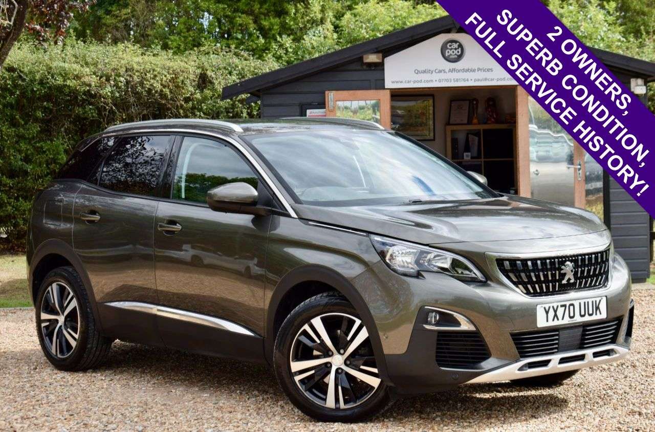 A 2020 PEUGEOT 3008 1.5 BlueHDi Allure SUV 5dr Diesel Manual Euro 6 (s/s) (130 ps) FULL SERVICE A 2020 PEUGEOT 3008 1.5 BlueHDi Allure SUV 5dr Diesel Manual Euro 6 (s/s) (130 ps) FULL SERVICE