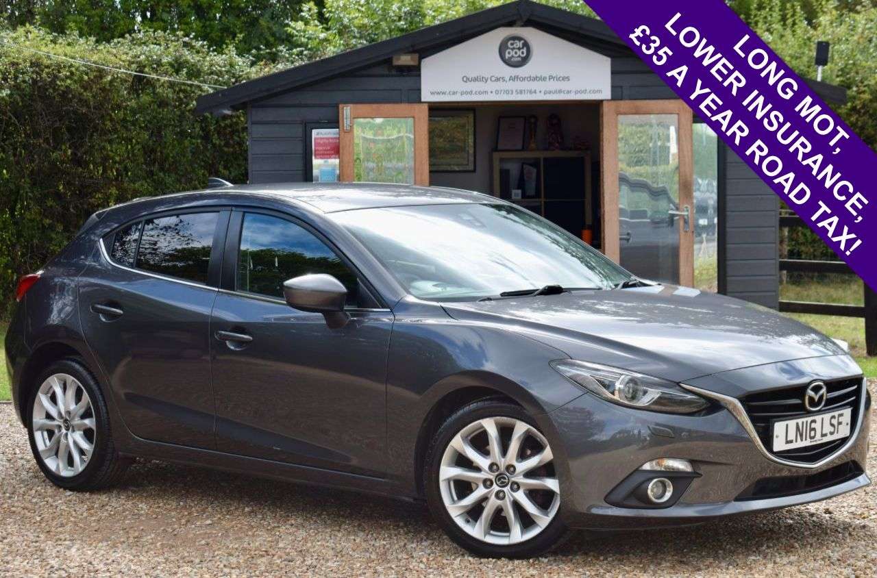 A 2016 MAZDA MAZDA3 2.0 SKYACTIV-G Sport Nav Hatchback 5dr Petrol Manual Euro 5 (s/s) (120 ps) A 2016 MAZDA MAZDA3 2.0 SKYACTIV-G Sport Nav Hatchback 5dr Petrol Manual Euro 5 (s/s) (120 ps)