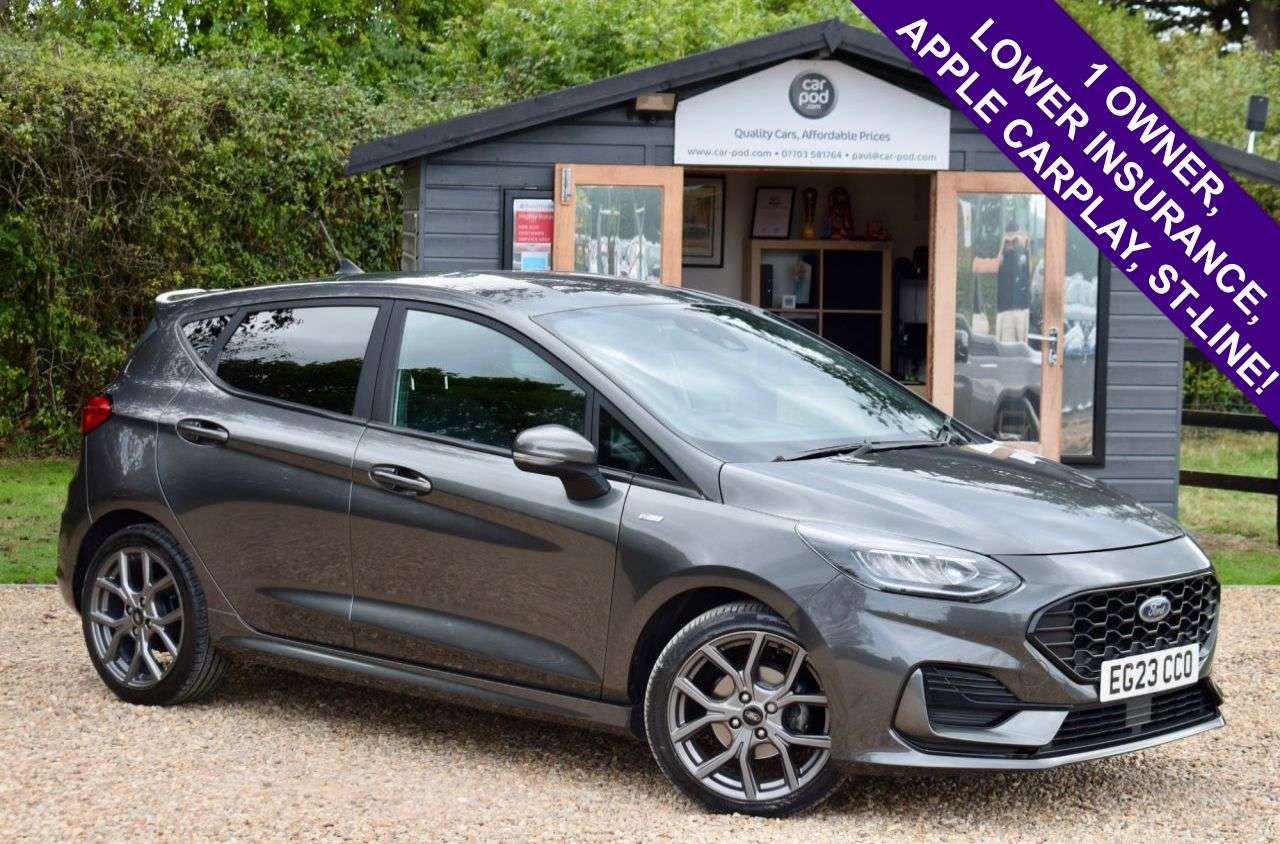 A 2023 FORD FIESTA 1.0T EcoBoost ST-Line Hatchback 5dr Petrol Manual Euro 6 (s/s) (100 ps) LOW A 2023 FORD FIESTA 1.0T EcoBoost ST-Line Hatchback 5dr Petrol Manual Euro 6 (s/s) (100 ps) LOW