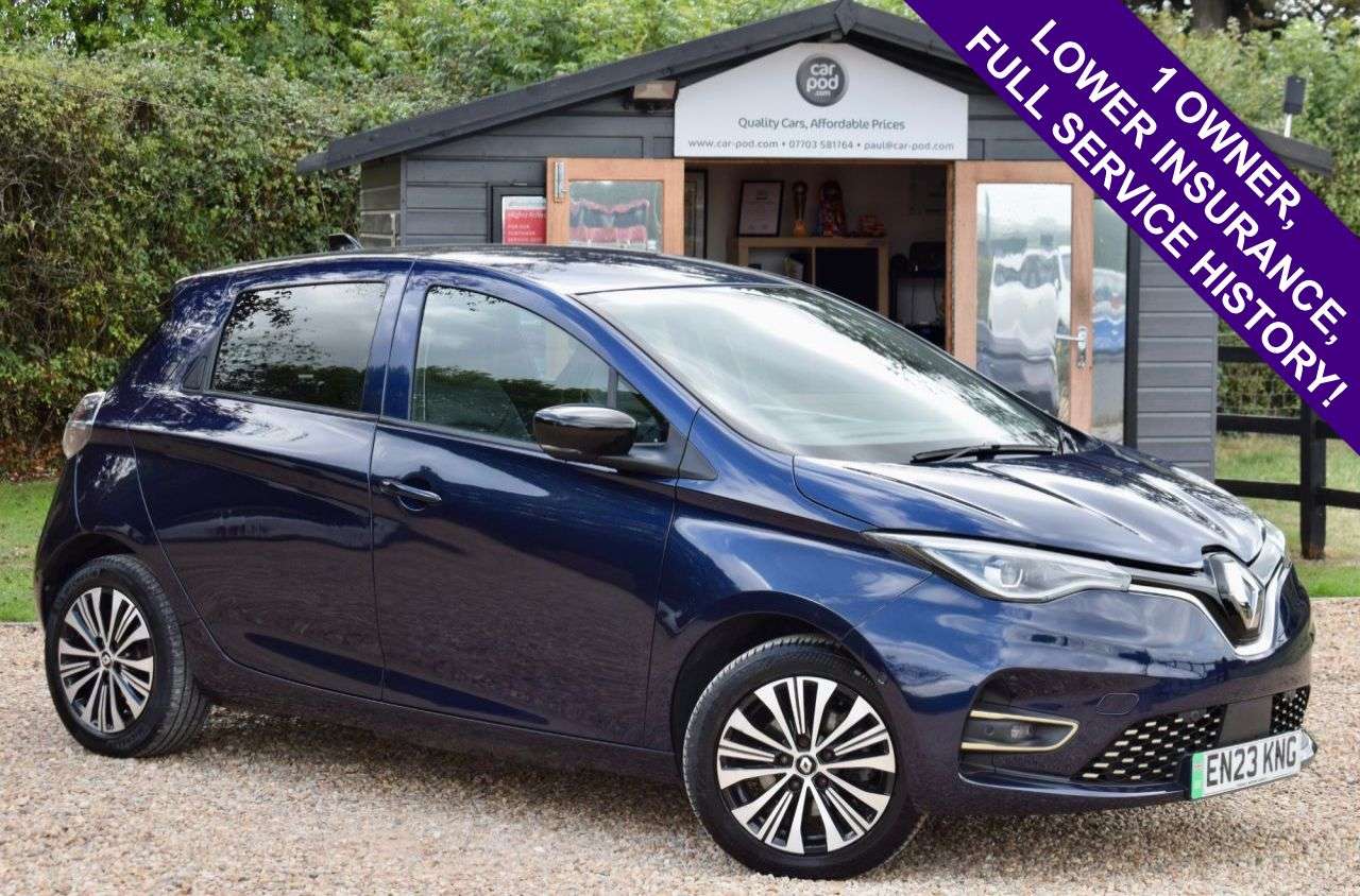 A 2023 RENAULT ZOE R135 EV50 52kWh Techno Hatchback 5dr Electric Auto (Boost Charge) (134 bhp) A 2023 RENAULT ZOE R135 EV50 52kWh Techno Hatchback 5dr Electric Auto (Boost Charge) (134 bhp)
