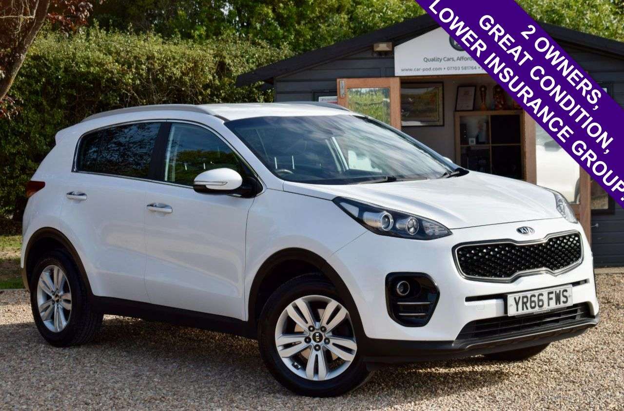 A 2016 KIA SPORTAGE 1.6 GDi 2 SUV 5dr Petrol Manual Euro 6 (s/s) (130 bhp) LOWER INSURANCE GROU A 2016 KIA SPORTAGE 1.6 GDi 2 SUV 5dr Petrol Manual Euro 6 (s/s) (130 bhp) LOWER INSURANCE GROU