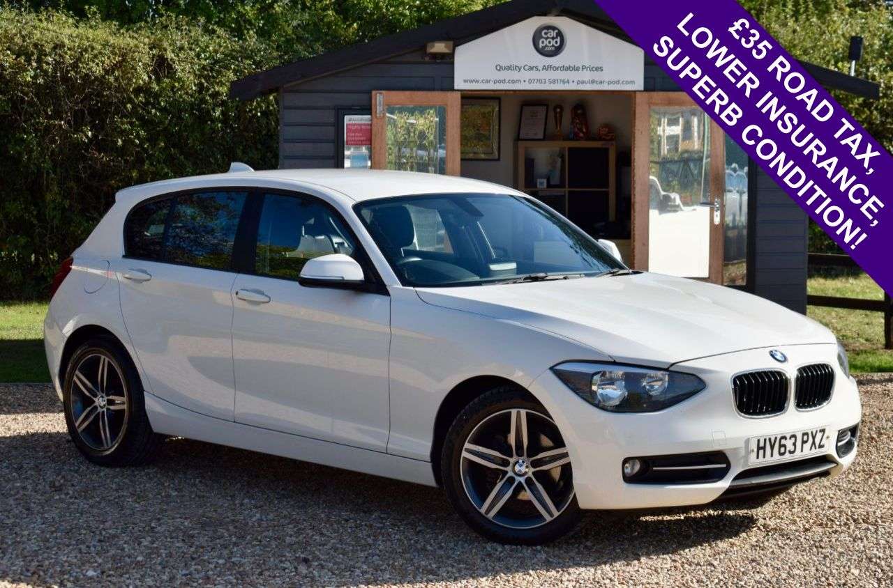 A 2013 BMW 1 SERIES 2.0 116d Sport Hatchback 5dr Diesel Manual Euro 5 (s/s) (116 ps) £35 A YEAR A 2013 BMW 1 SERIES 2.0 116d Sport Hatchback 5dr Diesel Manual Euro 5 (s/s) (116 ps) £35 A YEAR