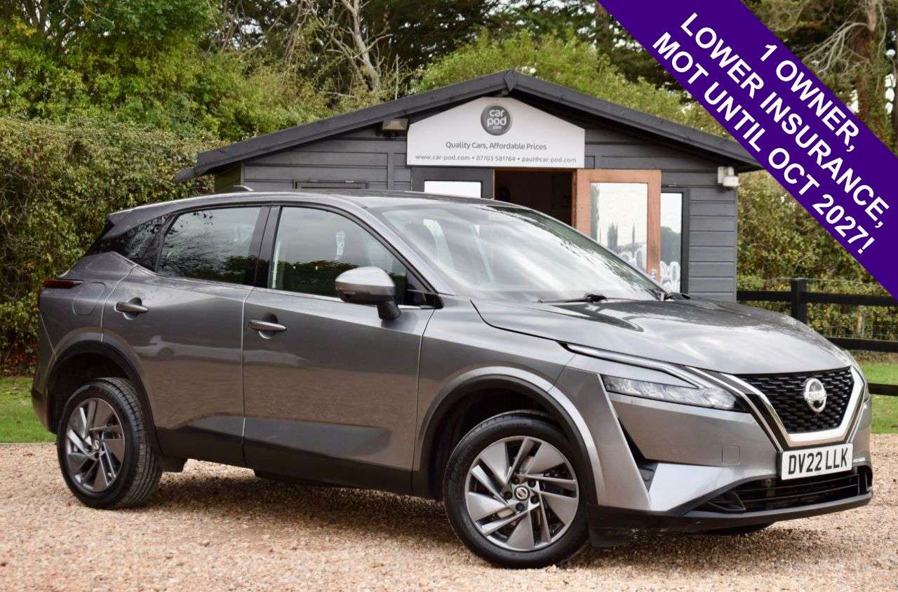 A 2022 NISSAN QASHQAI 1.3 DIG-T MHEV Acenta Premium SUV 5dr Petrol Hybrid Manual Euro 6 (s/s) (14 A 2022 NISSAN QASHQAI 1.3 DIG-T MHEV Acenta Premium SUV 5dr Petrol Hybrid Manual Euro 6 (s/s) (14