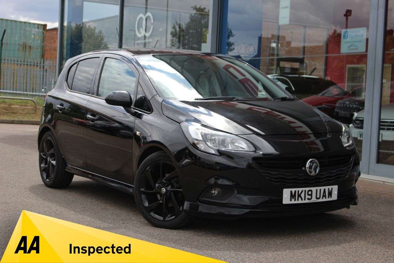 A 2019 VAUXHALL CORSA 1.4i ecoTEC SRi VX Line Nav Black Hatchback 5dr Petrol Manual Euro 6 (90 ps A 2019 VAUXHALL CORSA 1.4i ecoTEC SRi VX Line Nav Black Hatchback 5dr Petrol Manual Euro 6 (90 ps