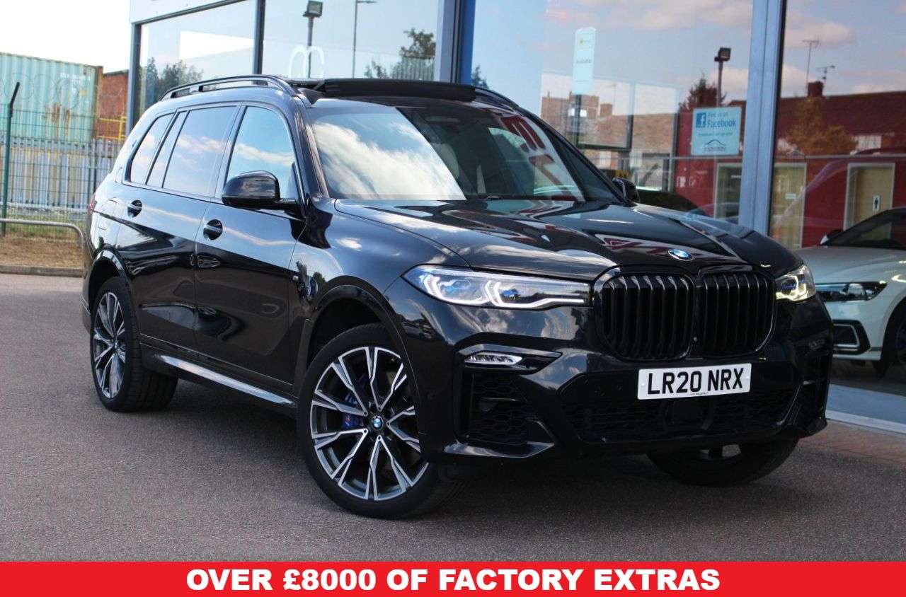 A 2020 BMW X7 3.0 M50d SUV 5dr Diesel Auto xDrive Euro 6 (s/s) (400 ps) NAV, PAN ROOF, R/ A 2020 BMW X7 3.0 M50d SUV 5dr Diesel Auto xDrive Euro 6 (s/s) (400 ps) NAV, PAN ROOF, R/