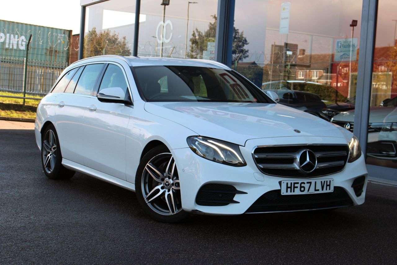 A 2017 MERCEDES-BENZ E-CLASS 2.0 E220d AMG Line Estate 5dr Diesel G-Tronic+ Euro 6 (s/s) (194 ps) 19" AL A 2017 MERCEDES-BENZ E-CLASS 2.0 E220d AMG Line Estate 5dr Diesel G-Tronic+ Euro 6 (s/s) (194 ps) 19" AL