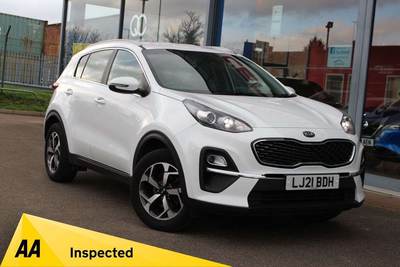 A 2021 KIA SPORTAGE 1.6 GDi 2 GPF SUV 5dr Petrol Manual Euro 6 (s/s) (130 bhp) 17" ALLOYS, CRUI A 2021 KIA SPORTAGE 1.6 GDi 2 GPF SUV 5dr Petrol Manual Euro 6 (s/s) (130 bhp) 17" ALLOYS, CRUI