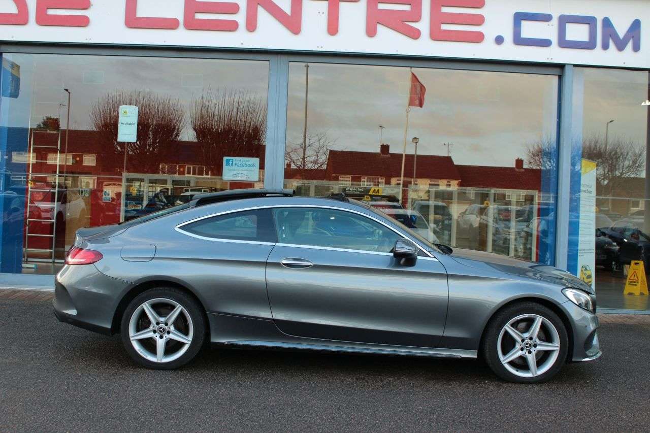 A 2017 MERCEDES-BENZ C-CLASS 2.1 C250d AMG Line (Premium Plus) Coupe 2dr Diesel G-Tronic+ 4MATIC Euro 6 A 2017 MERCEDES-BENZ C-CLASS 2.1 C250d AMG Line (Premium Plus) Coupe 2dr Diesel G-Tronic+ 4MATIC Euro 6