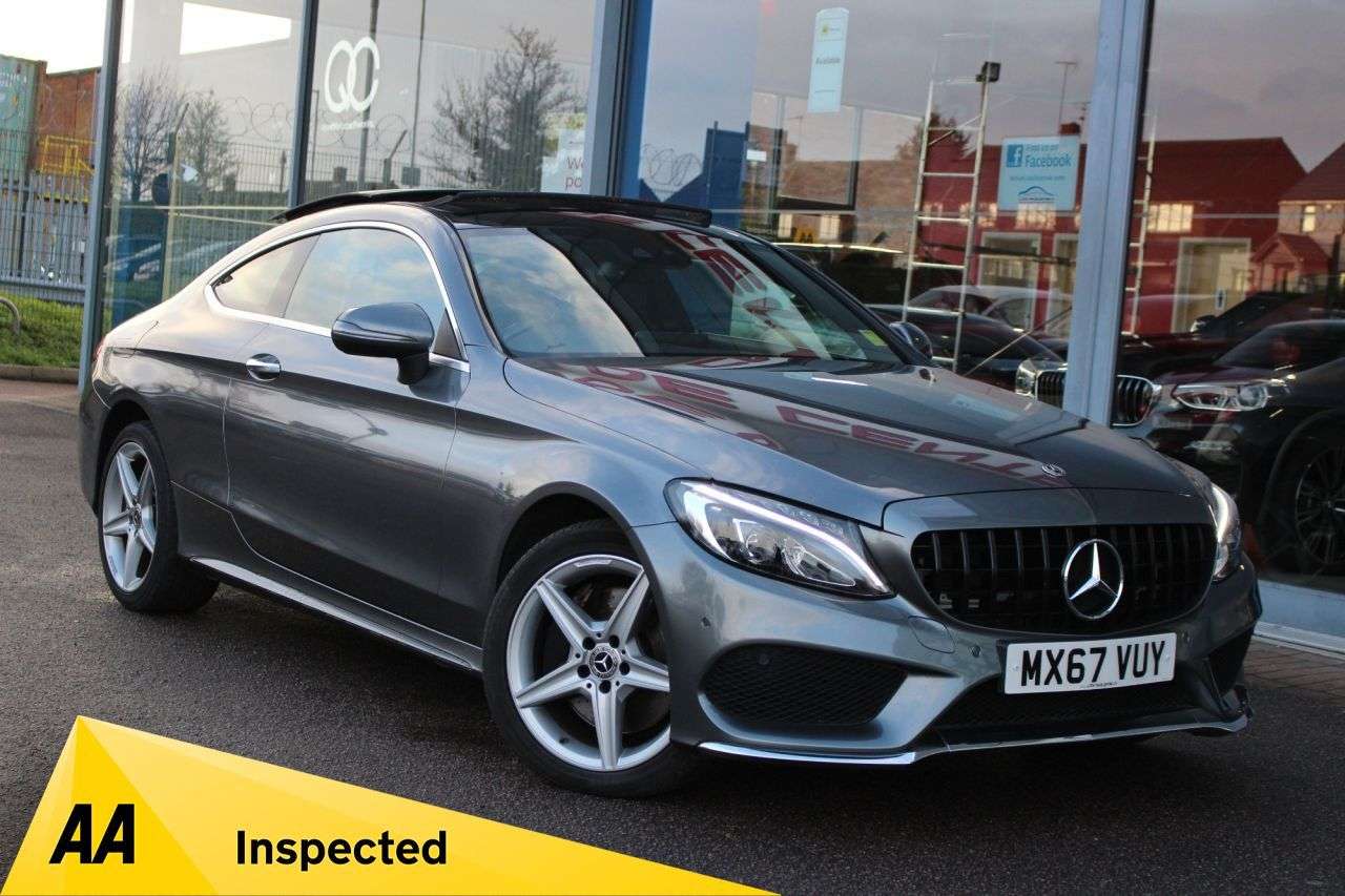 A 2017 MERCEDES-BENZ C-CLASS 2.1 C250d AMG Line (Premium Plus) Coupe 2dr Diesel G-Tronic+ 4MATIC Euro 6 A 2017 MERCEDES-BENZ C-CLASS 2.1 C250d AMG Line (Premium Plus) Coupe 2dr Diesel G-Tronic+ 4MATIC Euro 6