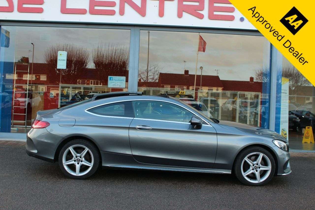A 2017 MERCEDES-BENZ C-CLASS 2.1 C250d AMG Line (Premium Plus) Coupe 2dr Diesel G-Tronic+ 4MATIC Euro 6 A 2017 MERCEDES-BENZ C-CLASS 2.1 C250d AMG Line (Premium Plus) Coupe 2dr Diesel G-Tronic+ 4MATIC Euro 6