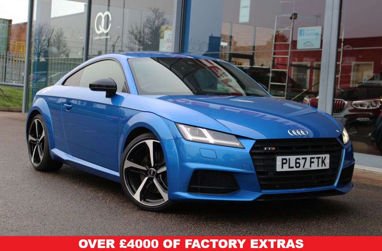 A 2017 AUDI TTS 2.0 TFSI Black Edition Coupe 3dr Petrol S Tronic quattro Euro 6 (s/s) (310 A 2017 AUDI TTS 2.0 TFSI Black Edition Coupe 3dr Petrol S Tronic quattro Euro 6 (s/s) (310