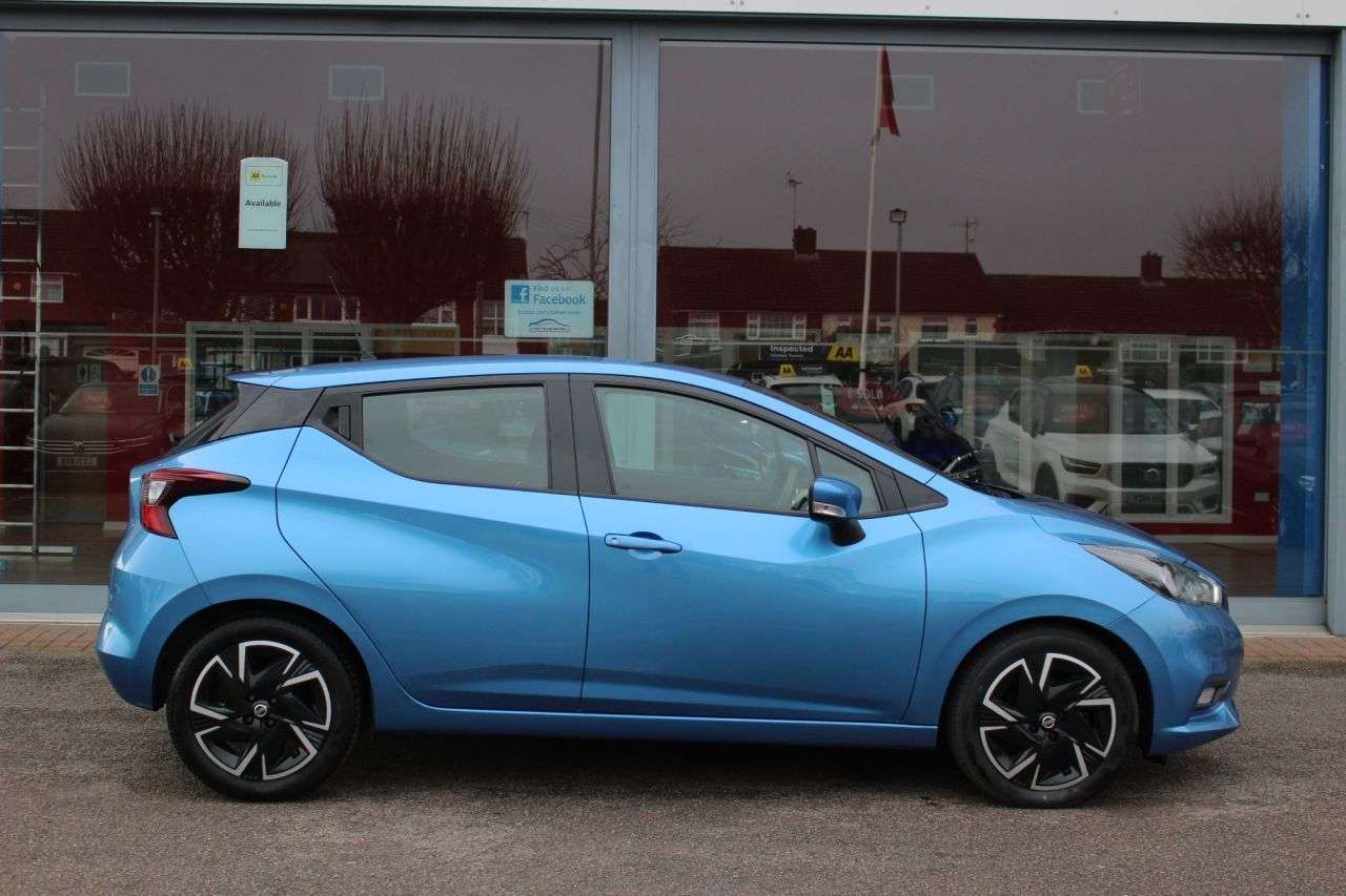 A 2021 NISSAN MICRA 1.0 IG-T Acenta Hatchback 5dr Petrol XTRON Euro 6 (s/s) (92 ps) LEDS, DAB, A 2021 NISSAN MICRA 1.0 IG-T Acenta Hatchback 5dr Petrol XTRON Euro 6 (s/s) (92 ps) LEDS, DAB,