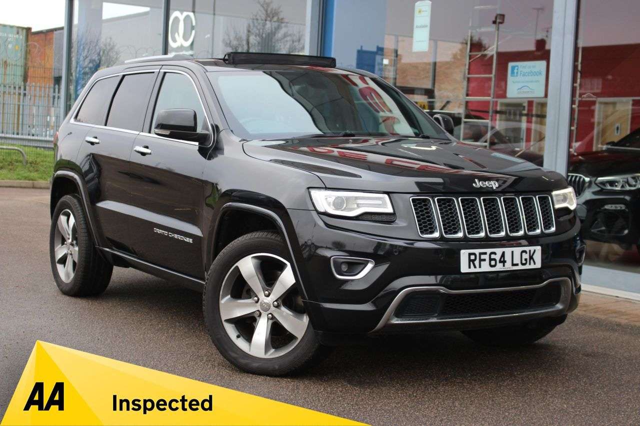 A 2014 JEEP GRAND CHEROKEE 3.0 V6 CRD Overland SUV 5dr Diesel Auto 4WD Euro 5 (247 bhp) DAB, XENONS, 2 A 2014 JEEP GRAND CHEROKEE 3.0 V6 CRD Overland SUV 5dr Diesel Auto 4WD Euro 5 (247 bhp) DAB, XENONS, 2