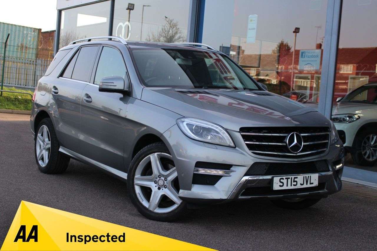 A 2015 MERCEDES-BENZ M CLASS 2.1 ML250 BlueTEC AMG Line SUV 5dr Diesel G-Tronic 4WD Euro 6 (s/s) (204 ps A 2015 MERCEDES-BENZ M CLASS 2.1 ML250 BlueTEC AMG Line SUV 5dr Diesel G-Tronic 4WD Euro 6 (s/s) (204 ps