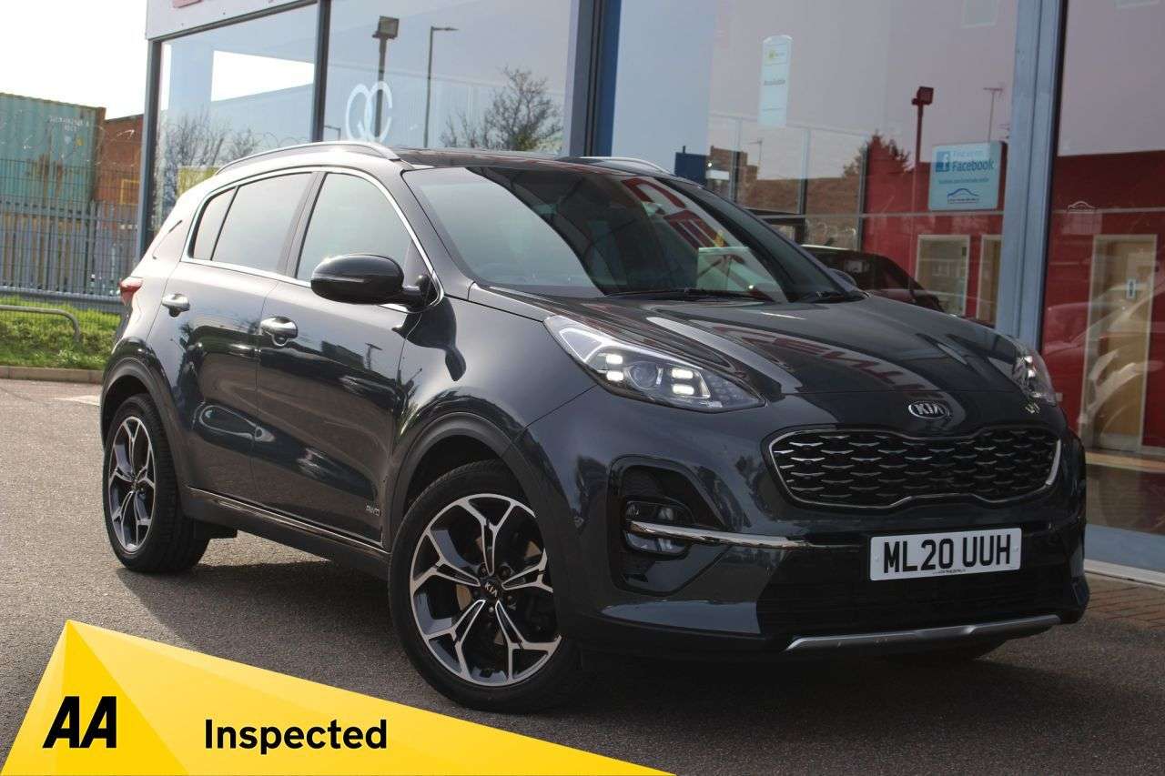 A 2020 KIA SPORTAGE 1.6 T-GDi GT-Line SUV 5dr Petrol DCT AWD Euro 6 (s/s) (174 bhp) DAB, 19" AL A 2020 KIA SPORTAGE 1.6 T-GDi GT-Line SUV 5dr Petrol DCT AWD Euro 6 (s/s) (174 bhp) DAB, 19" AL