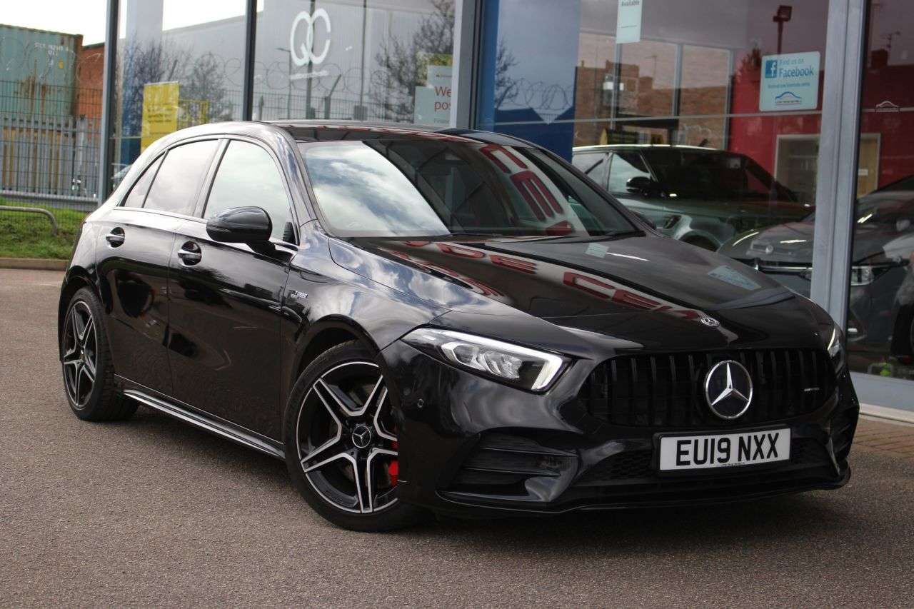 A 2019 MERCEDES-BENZ A-CLASS 2.0 A35 AMG (Premium) Hatchback 5dr Petrol SpdS DCT 4MATIC Euro 6 (s/s) (30 A 2019 MERCEDES-BENZ A-CLASS 2.0 A35 AMG (Premium) Hatchback 5dr Petrol SpdS DCT 4MATIC Euro 6 (s/s) (30