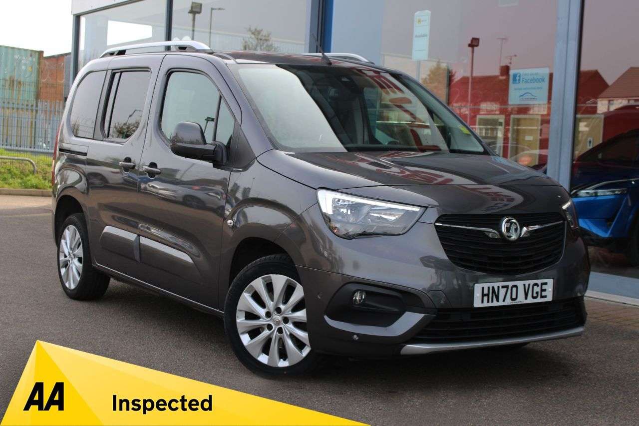 A 2020 VAUXHALL COMBO LIFE 1.2 Turbo Elite MPV 5dr Petrol Auto Euro 6 (s/s) (7 Seat) (130 ps) CRUISE/L A 2020 VAUXHALL COMBO LIFE 1.2 Turbo Elite MPV 5dr Petrol Auto Euro 6 (s/s) (7 Seat) (130 ps) CRUISE/L