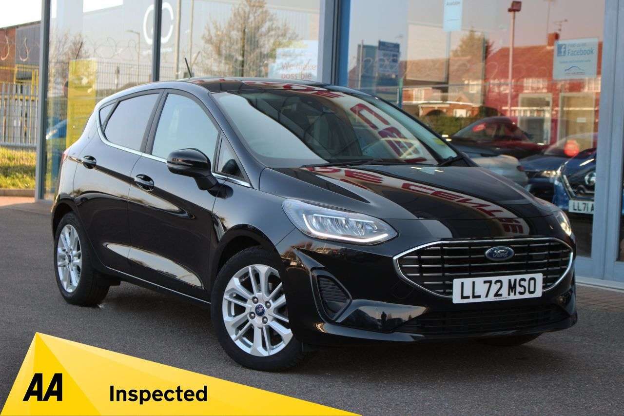 A 2022 FORD FIESTA 1.0T EcoBoost MHEV Titanium Hatchback 5dr Petrol Hybrid DCT Euro 6 (s/s) (1 A 2022 FORD FIESTA 1.0T EcoBoost MHEV Titanium Hatchback 5dr Petrol Hybrid DCT Euro 6 (s/s) (1