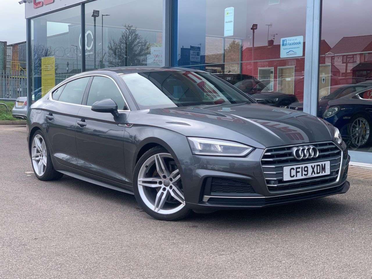 A 2019 AUDI A5 2.0 TFSI 35 S line Sportback 5dr Petrol S Tronic Euro 6 (s/s) (150 ps) 19" A 2019 AUDI A5 2.0 TFSI 35 S line Sportback 5dr Petrol S Tronic Euro 6 (s/s) (150 ps) 19"