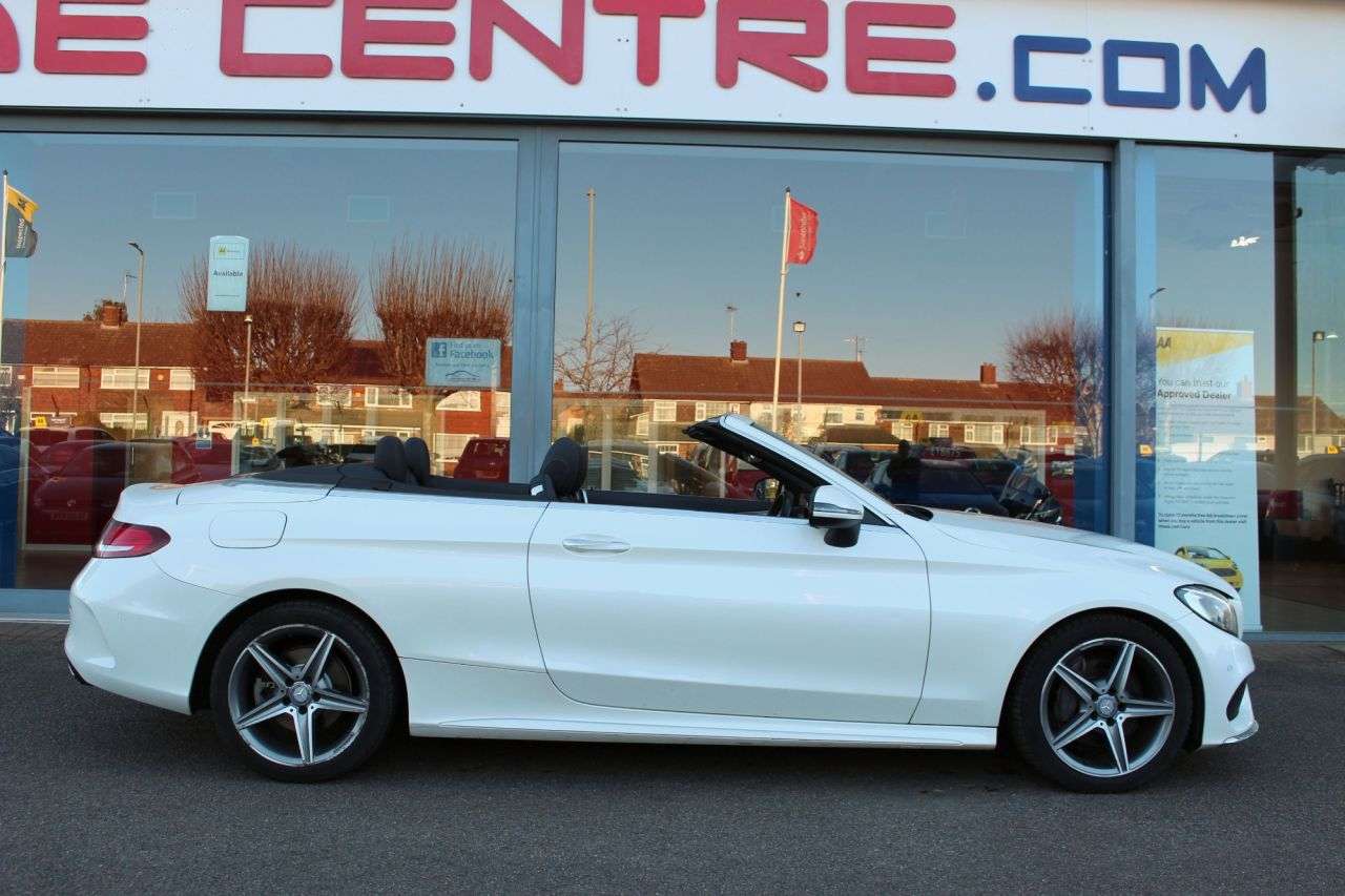 A 2017 MERCEDES-BENZ C-CLASS 2.1 C220d AMG Line (Premium Plus) Cabriolet 2dr Diesel G-Tronic+ Euro 6 (s/ A 2017 MERCEDES-BENZ C-CLASS 2.1 C220d AMG Line (Premium Plus) Cabriolet 2dr Diesel G-Tronic+ Euro 6 (s/
