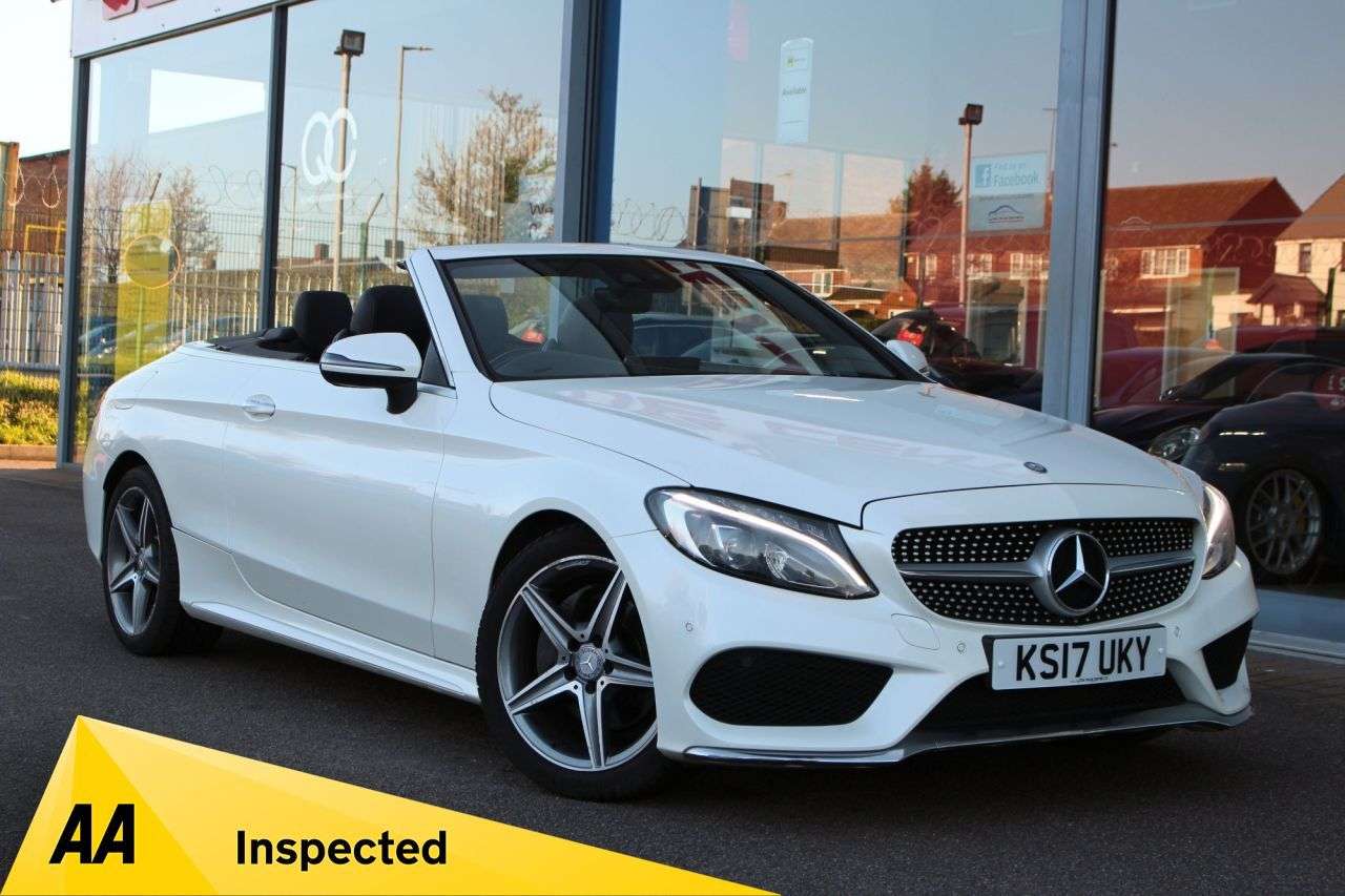 A 2017 MERCEDES-BENZ C-CLASS 2.1 C220d AMG Line (Premium Plus) Cabriolet 2dr Diesel G-Tronic+ Euro 6 (s/ A 2017 MERCEDES-BENZ C-CLASS 2.1 C220d AMG Line (Premium Plus) Cabriolet 2dr Diesel G-Tronic+ Euro 6 (s/