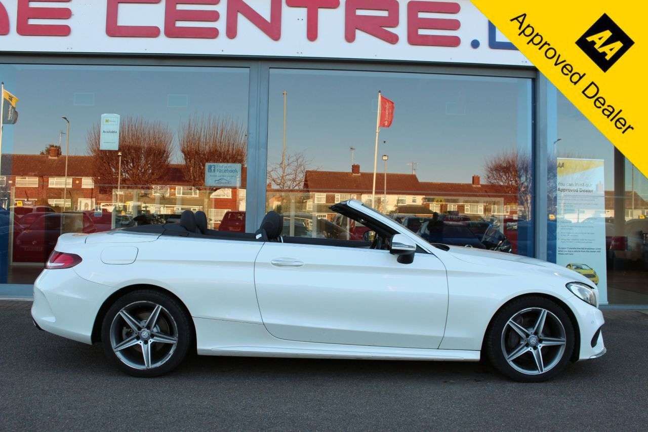 A 2017 MERCEDES-BENZ C-CLASS 2.1 C220d AMG Line (Premium Plus) Cabriolet 2dr Diesel G-Tronic+ Euro 6 (s/ A 2017 MERCEDES-BENZ C-CLASS 2.1 C220d AMG Line (Premium Plus) Cabriolet 2dr Diesel G-Tronic+ Euro 6 (s/