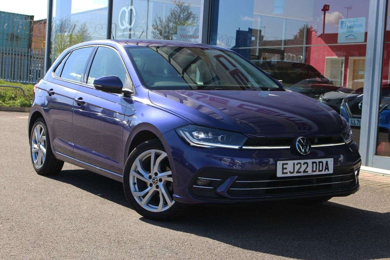 A 2022 VOLKSWAGEN POLO 1.0 TSI Style Hatchback 5dr Petrol Manual Euro 6 (s/s) (95 ps) 17" ALLOYS, A 2022 VOLKSWAGEN POLO 1.0 TSI Style Hatchback 5dr Petrol Manual Euro 6 (s/s) (95 ps) 17" ALLOYS,
