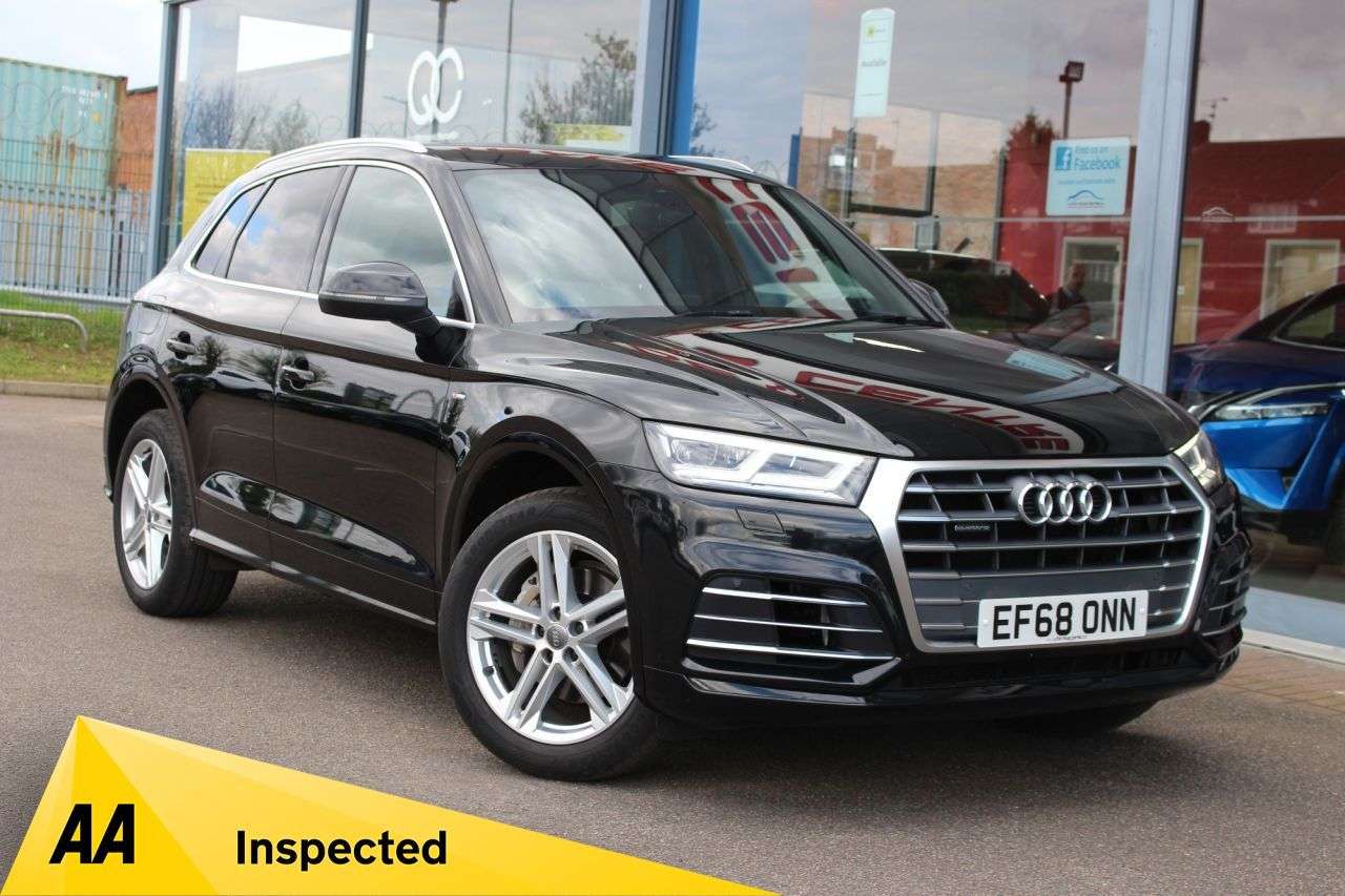 A 2018 AUDI Q5 2.0 TDI 40 S line SUV 5dr Diesel S Tronic quattro Euro 6 (s/s) (190 ps) LED A 2018 AUDI Q5 2.0 TDI 40 S line SUV 5dr Diesel S Tronic quattro Euro 6 (s/s) (190 ps) LED
