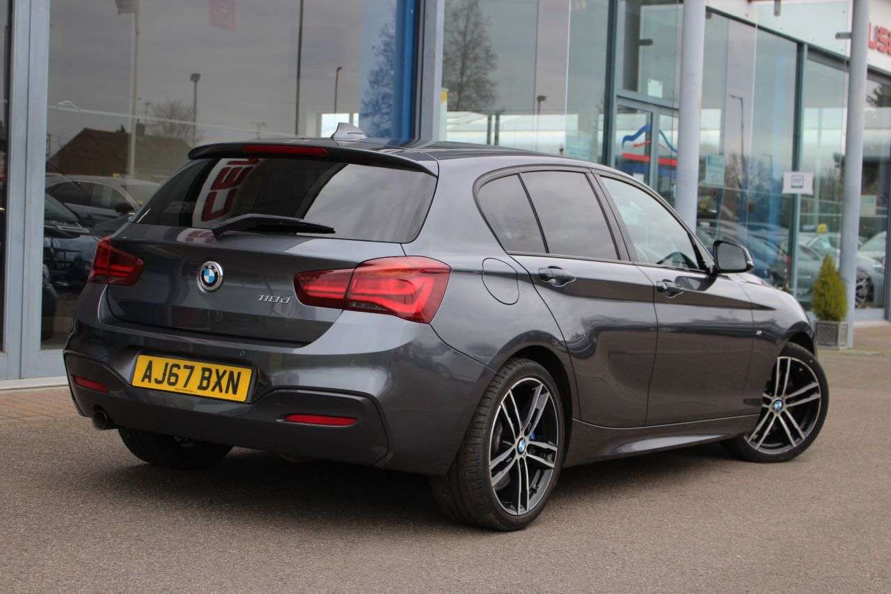 A 2018 BMW 1 SERIES 2.0 118d M Sport Shadow Edition Hatchback 5dr Diesel Auto Euro 6 (s/s) (150 A 2018 BMW 1 SERIES 2.0 118d M Sport Shadow Edition Hatchback 5dr Diesel Auto Euro 6 (s/s) (150
