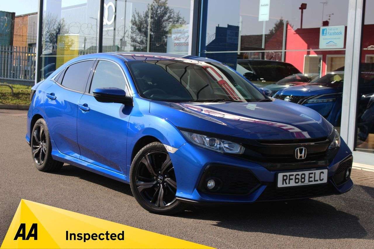 A 2018 HONDA CIVIC 1.0 VTEC Turbo SR Hatchback 5dr Petrol Manual Euro 6 (s/s) (126 ps) DAB, 18 A 2018 HONDA CIVIC 1.0 VTEC Turbo SR Hatchback 5dr Petrol Manual Euro 6 (s/s) (126 ps) DAB, 18