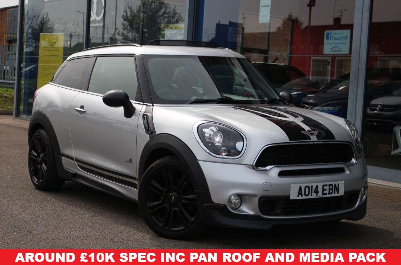 A 2014 MINI PACEMAN DIESEL COUPE 2.0 Cooper SD SUV 3dr Diesel Manual ALL4 Euro 5 (s/s) (143 ps) NAV, PAN ROO A 2014 MINI PACEMAN DIESEL COUPE 2.0 Cooper SD SUV 3dr Diesel Manual ALL4 Euro 5 (s/s) (143 ps) NAV, PAN ROO