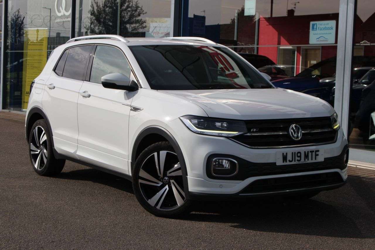 A 2019 VOLKSWAGEN T-CROSS 1.0 TSI R-Line SUV 5dr Petrol Manual Euro 6 (s/s) (115 ps) P/SENORS, 18" AL A 2019 VOLKSWAGEN T-CROSS 1.0 TSI R-Line SUV 5dr Petrol Manual Euro 6 (s/s) (115 ps) P/SENORS, 18" AL